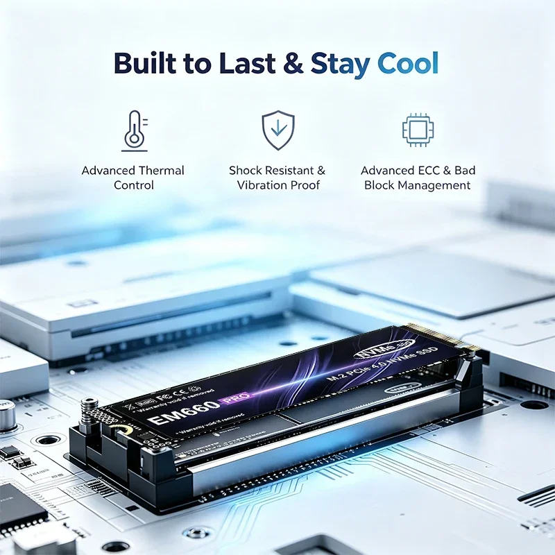 EM660 M.2 NVMe PCIe 4.0 SSD 50 - M.2 Nvme 4Tb Pcie 4.0 Ssd recension och pris