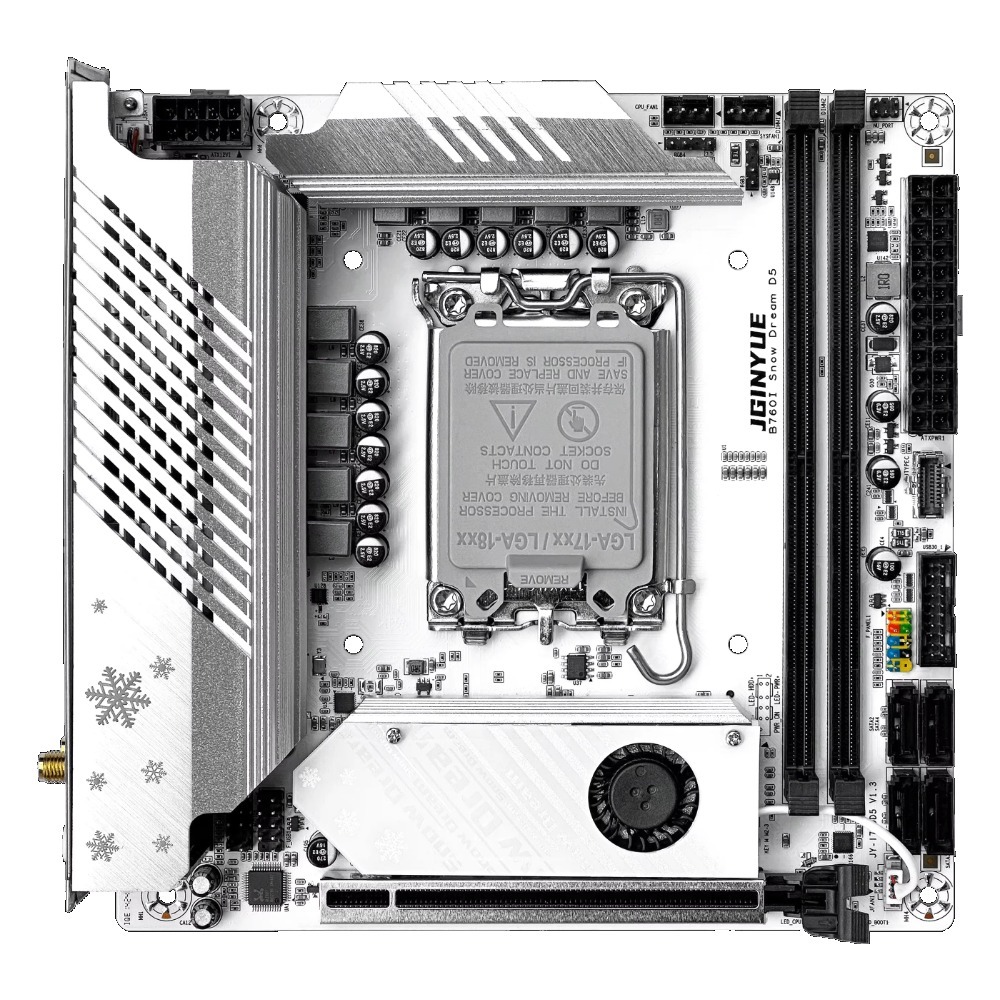 JGINYUE  B760i-Snow Dream  Mot - Lga 1700 Ddr5 Itx Motherboard recension och pris