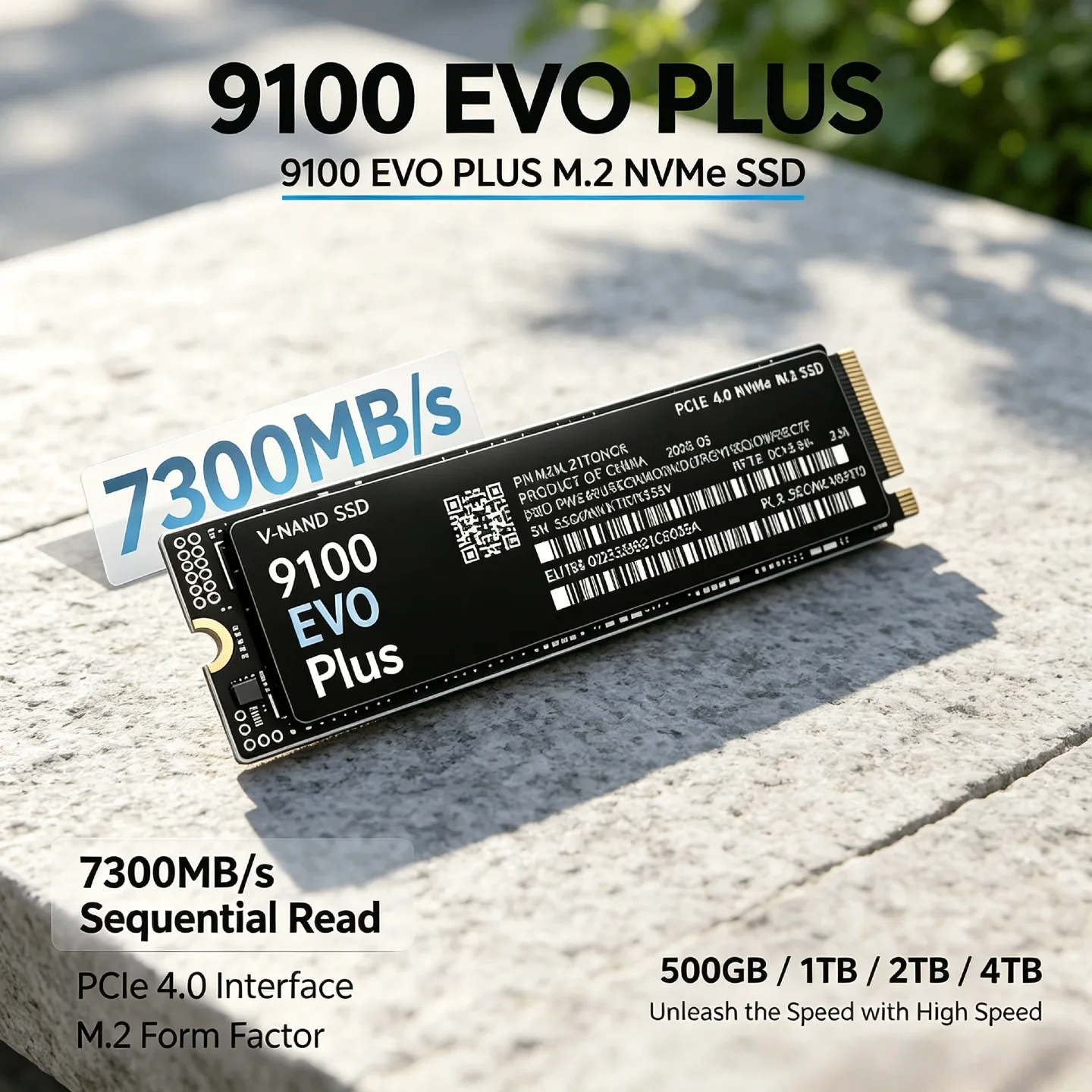 9100 EVO PLUS M.2 NVMe SSD – L - M.2 Nvme 4Tb Pcie 4.0 Ssd recension och pris