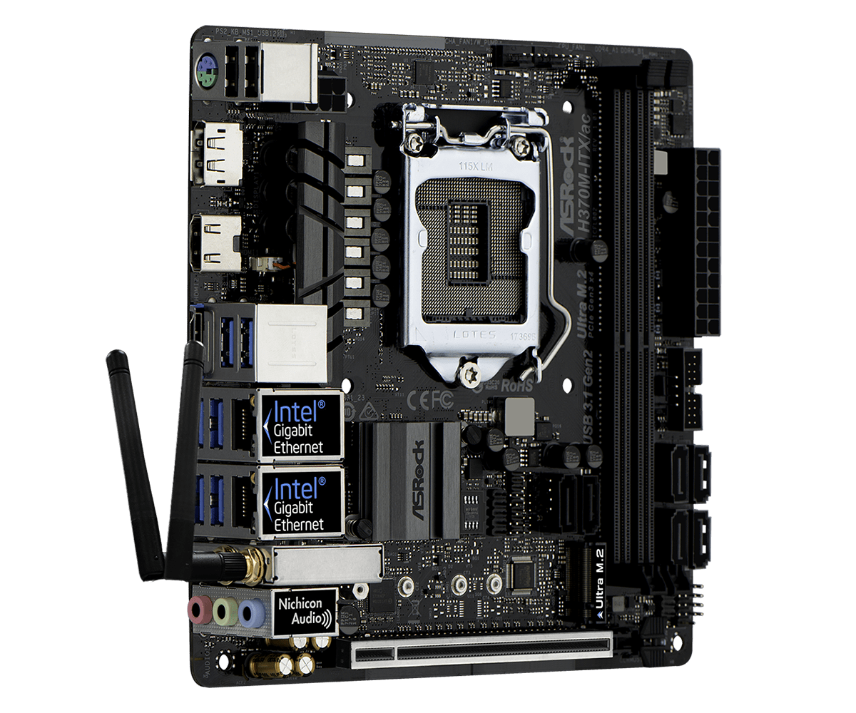 ASRock H370M-ITX/ac Mini-ITX m - B650 Itx Motherboard Wifi recension och pris
