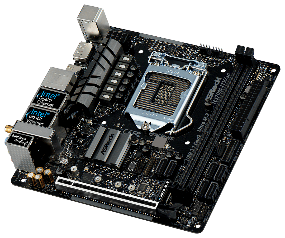 ASRock H370M-ITX/ac Mini-ITX m - B650 Itx Motherboard Wifi recension och pris