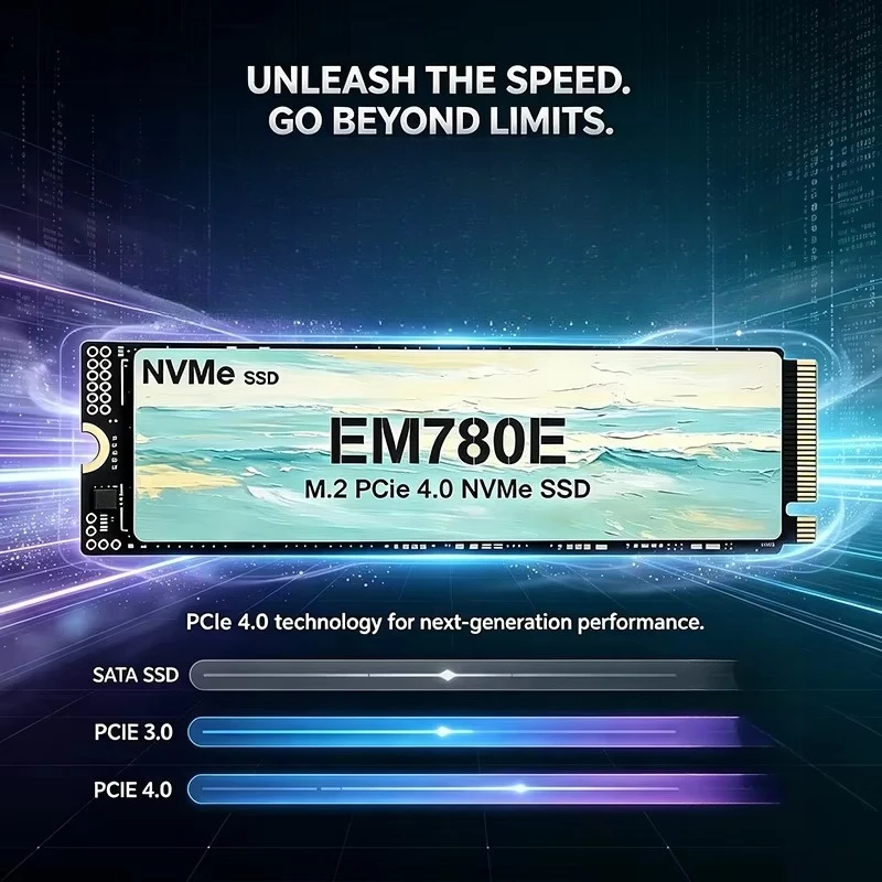 EM780E M.2 NVMe PCIe 4.0 Inter - M.2 Nvme 4Tb Pcie 4.0 Ssd recension och pris