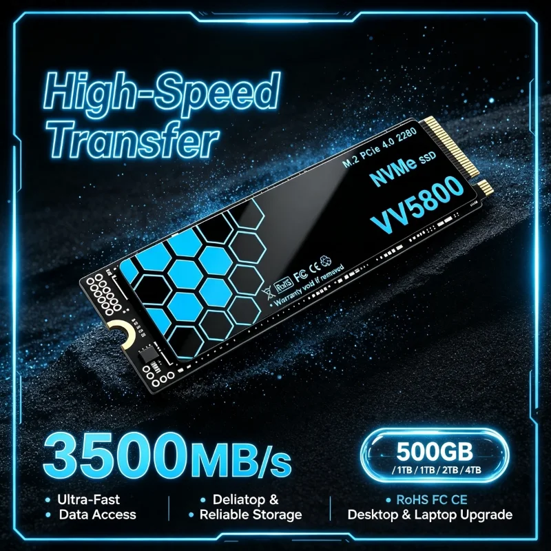 VV5800 500GB 1TB 2TB 4TB PCIe  - M.2 Nvme 4Tb Pcie 4.0 Ssd recension och pris