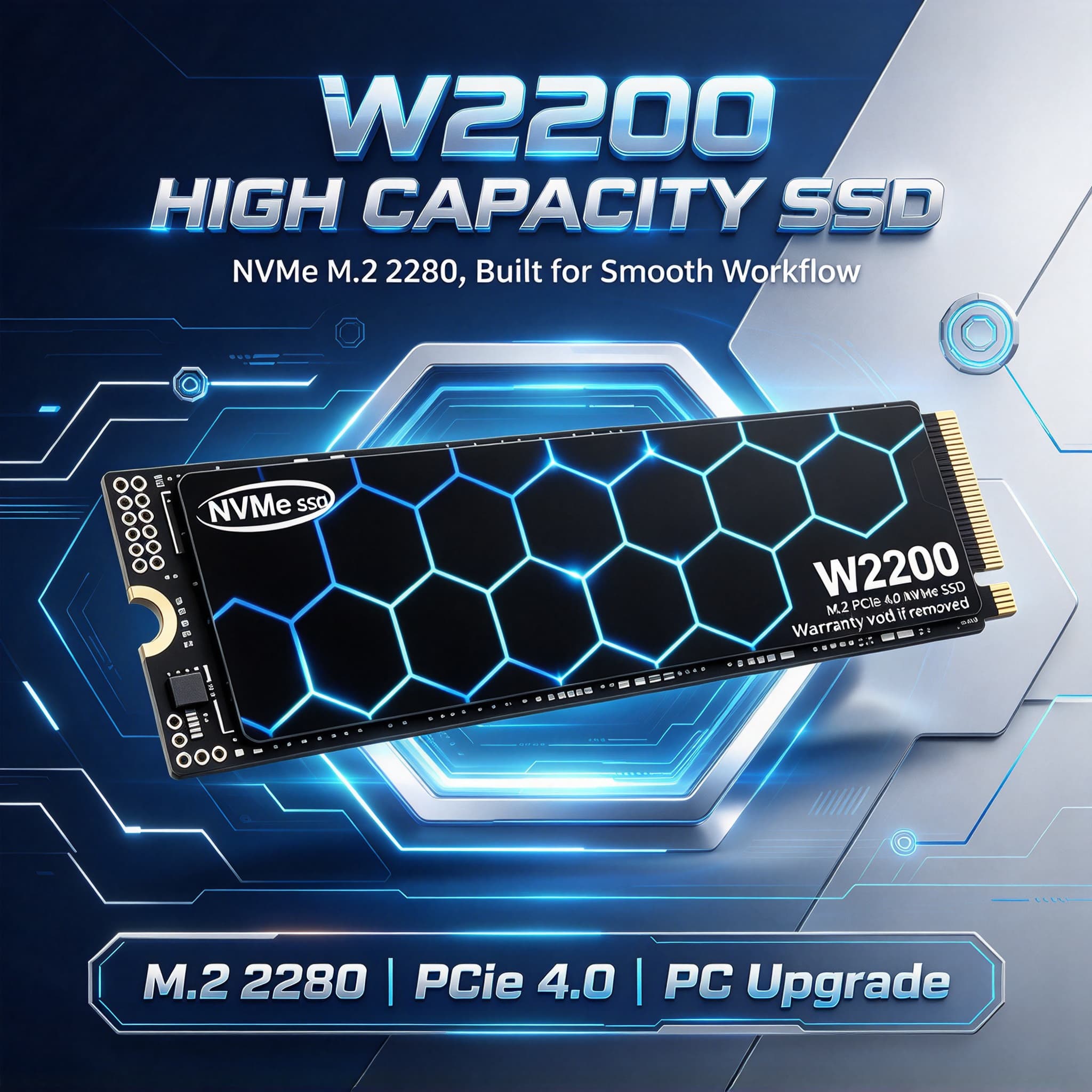New 2026 Fast Speed W2200 High - M.2 Nvme 4Tb Pcie 4.0 Ssd recension och pris