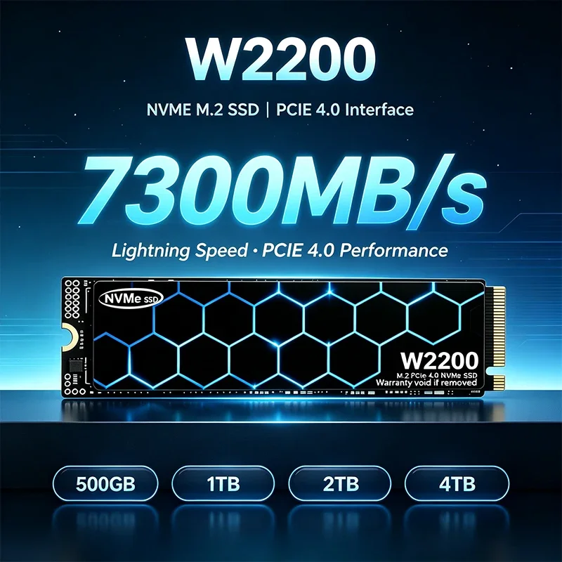 New 2026 Fast Speed W2200 High - M.2 Nvme 4Tb Pcie 4.0 Ssd recension och pris