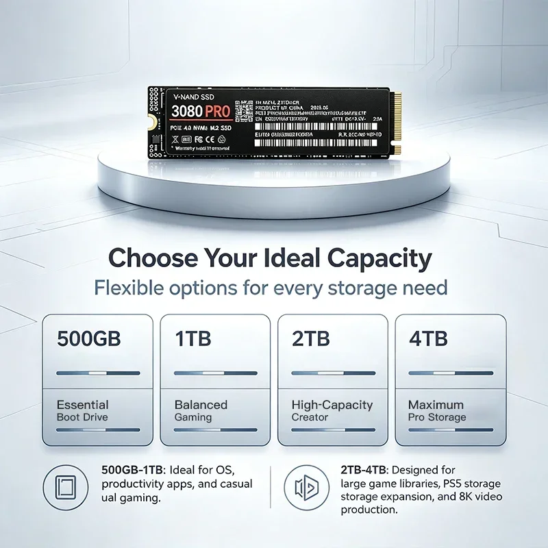 Internal Solid State Drive 308 - M.2 Nvme 4Tb Pcie 4.0 Ssd recension och pris