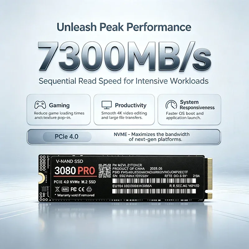 Internal Solid State Drive 308 - M.2 Nvme 4Tb Pcie 4.0 Ssd recension och pris